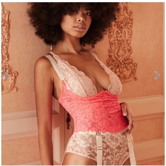 Free People Other - NWT Free People/HAH Bust a Move Bustier in Haht Lava Sz XS